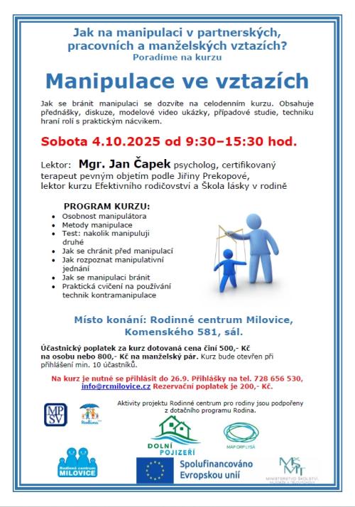 Kurz o manipulaci ve vztazích