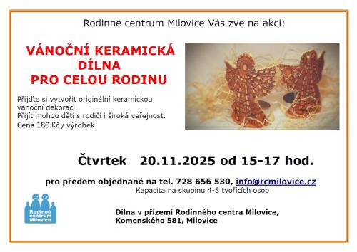 keramická dílna s rodinou